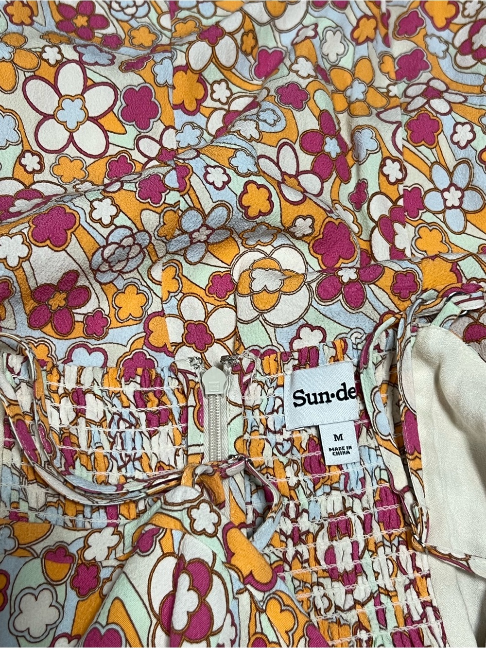 Aritzia SUNDEH Viola Floral Midi Dress with Slit - Picture 12 of 13